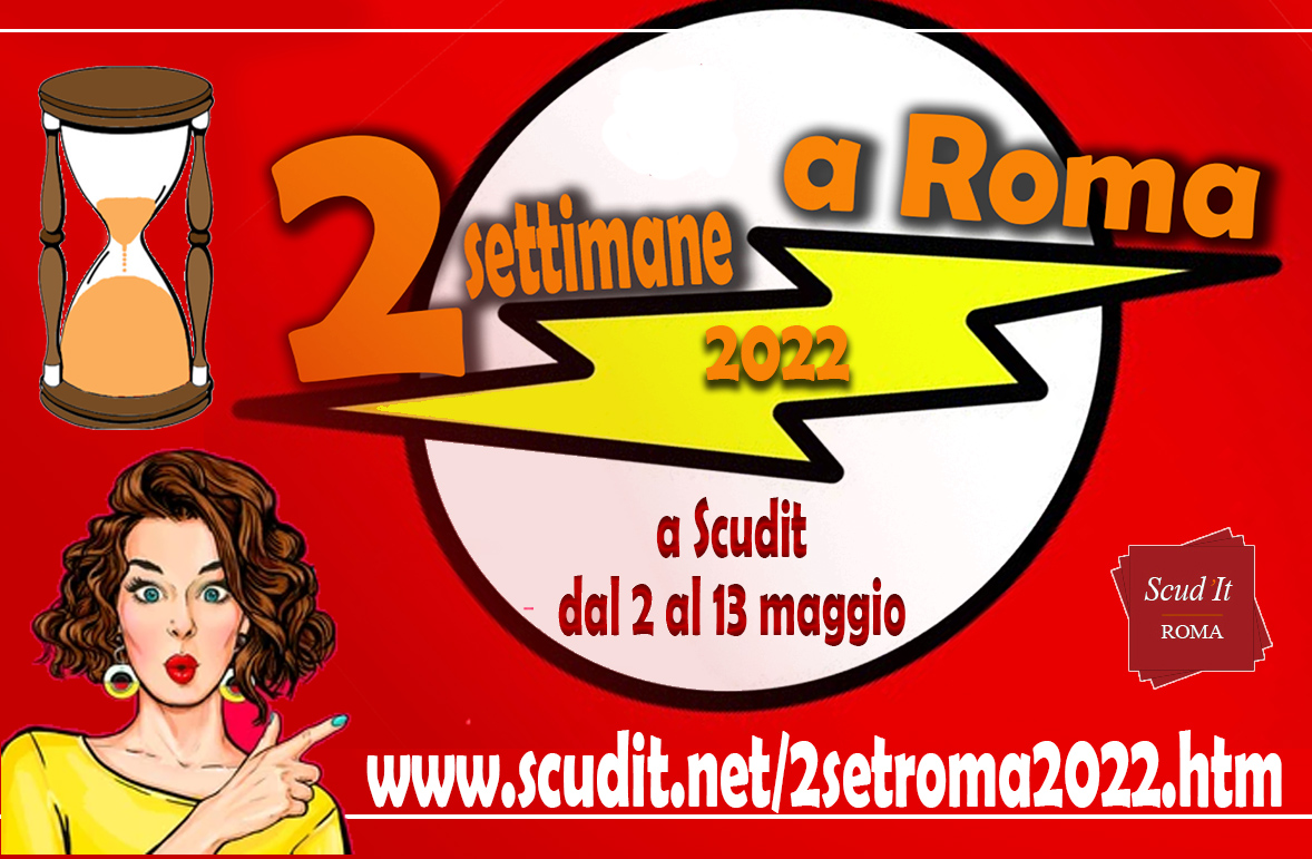 robertoscudit's tweet photo. Adesso è sicuro. Il corso "Due settimane a Roma"... SI FA!!!
https://t.co/h1Tamu5ZGR https://t.co/jATVLNbTfy