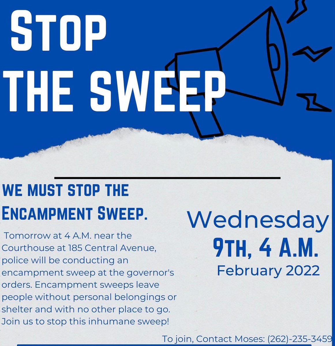 Brian Kemp has ordered the Capitol Police to evict us from our tents and is threatening to arrest us if we don’t leave. Where the hell are we supposed to go?