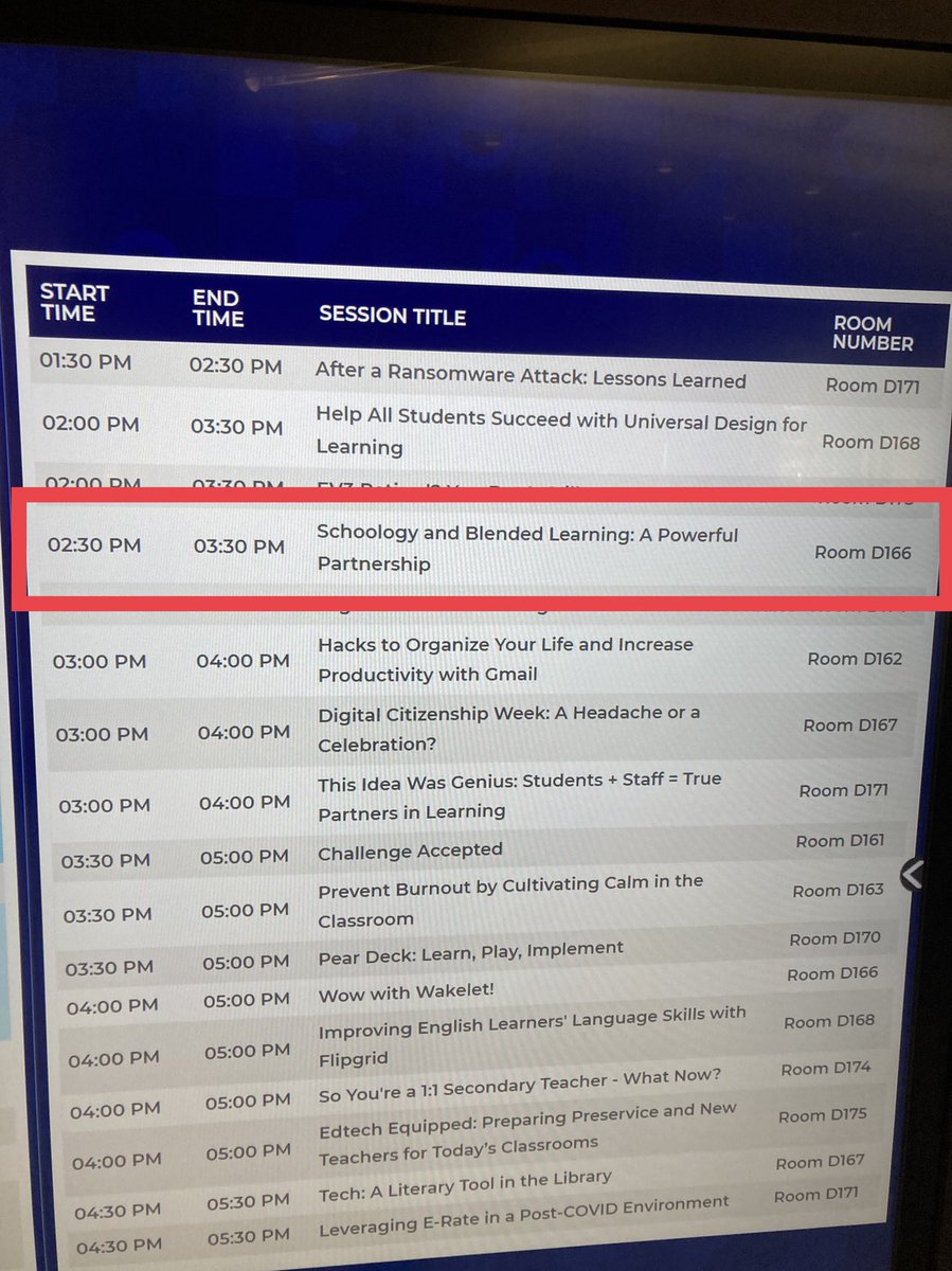 Michael Marek (@marekdlc) on Twitter photo Wow!! The line is forming! #TCEA Schoology and Blended Learning! Room D166 <a href="/Schoology/">Schoology</a> <a href="/DigitalTISD/">Temple ISD Digital Learning</a> <a href="/EdTechDani/">𝙳𝚊𝚗𝚒 𝙿.</a> Wow!! The line is forming! #TCEA Schoology and Blended Learning! Room D166 <a href="/Schoology/">Schoology</a> <a href="/DigitalTISD/">Temple ISD Digital Learning</a> <a href="/EdTechDani/">𝙳𝚊𝚗𝚒 𝙿.</a>