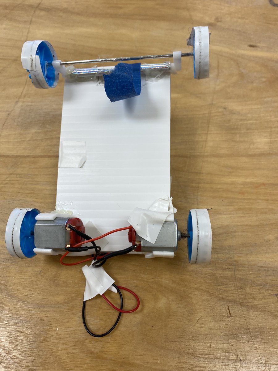 CornerMS_BizEd's tweet photo. The We Build It Better class at @CornerMiddle used what they have been learning about DC electricity and circuits to wire motors for their electric vehicles. They had fun test driving them today. @JEFCOCareerTech https://t.co/GlWKZUS3kH