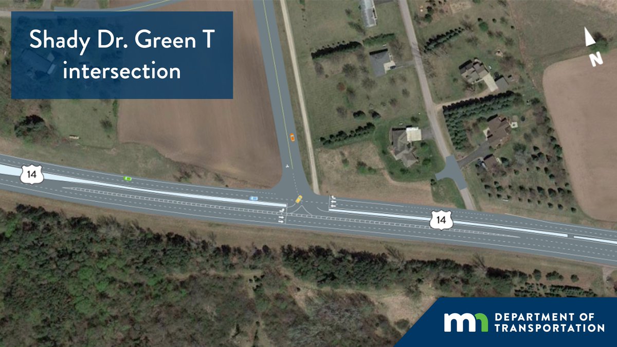 Have you seen the planned changes to Hwy 14 between New Ulm and Nicollet? Construction starts this Spring - check out what your drive will look like once the project is complete in Fall of 2023!
mndot.gov/d7/projects/14…