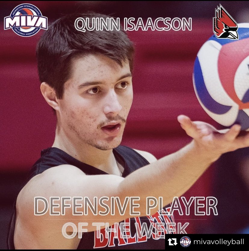 👀 @quinnisaacson05 Congrats on a big weekly honor! #chirpchirp