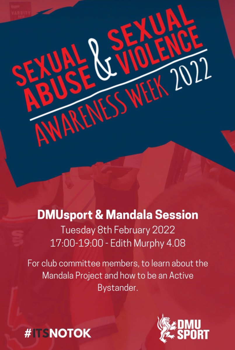 Really great active bystander session this evening with <a href="/DMUsports/">DMUsport</a>  💫 thanks to our student leaders for coming along and inspiring us #ItsNotOk