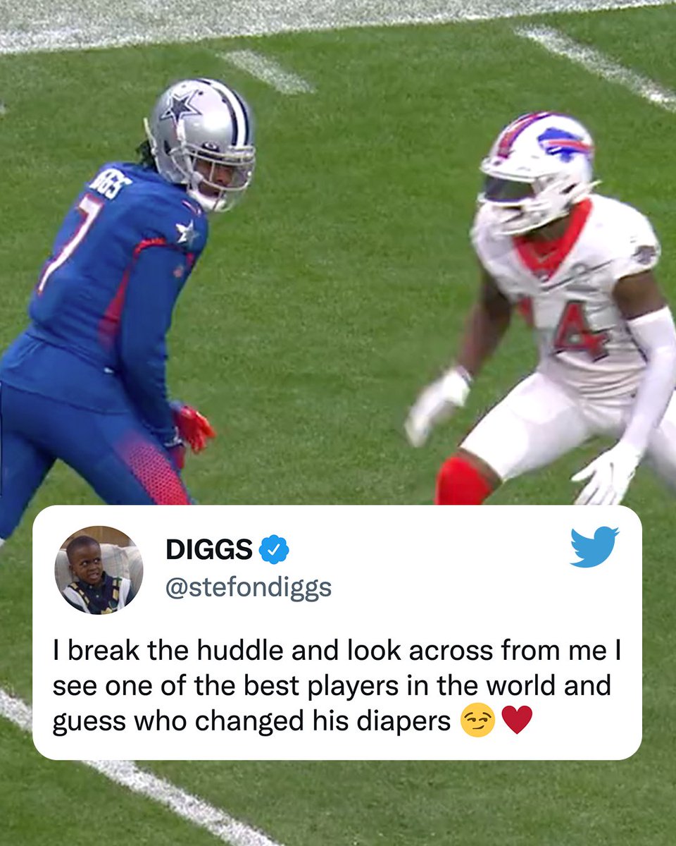 ESPNNFL's tweet image. .@stefondiggs and @TrevonDiggs are national treasures 😂❤️