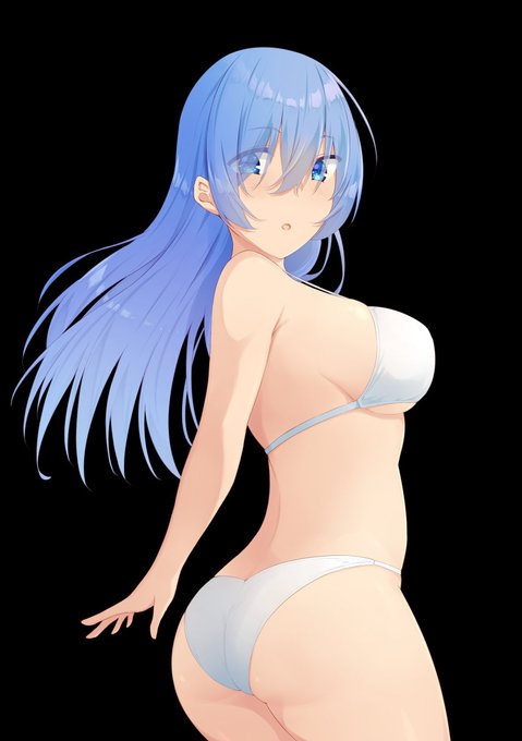 お尻を描きたかったけど、後ろ姿難しい 