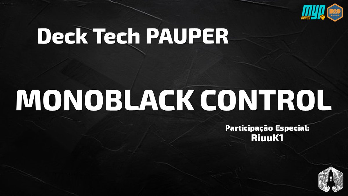 Boa tarde 😁
Esta começando agora mais um Episódio da Série: Deck Tech PAUPER

Tudo o que você precisa saber sobre os decks do Meta.

O Deck de hoje é  o MonoBlack Control com a participação do <a href="/RiuuK1/">RiuuK1</a>  jogador do Time <a href="/AsaBranca_MTG/">Asa Branca E-Sports 🌵</a> .

ao vivo: twitch.tv/tiagofuguete