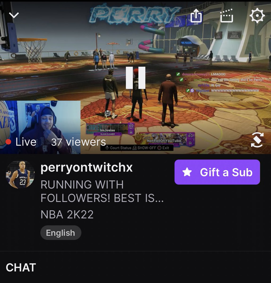 PerryUpNext's tweet image. W STREAM!! APPRECIATE ALL THE LOVE AN SUPPORT!! I LOVE STREAMING MAN IM GROWING EVERYDAY!! I LOVE MY SUPPORTERS MAN!!❤️🙏🏾THE GRIND DONT STOP!! #PERRYUPNEXT #NBA2K22 #streamer
