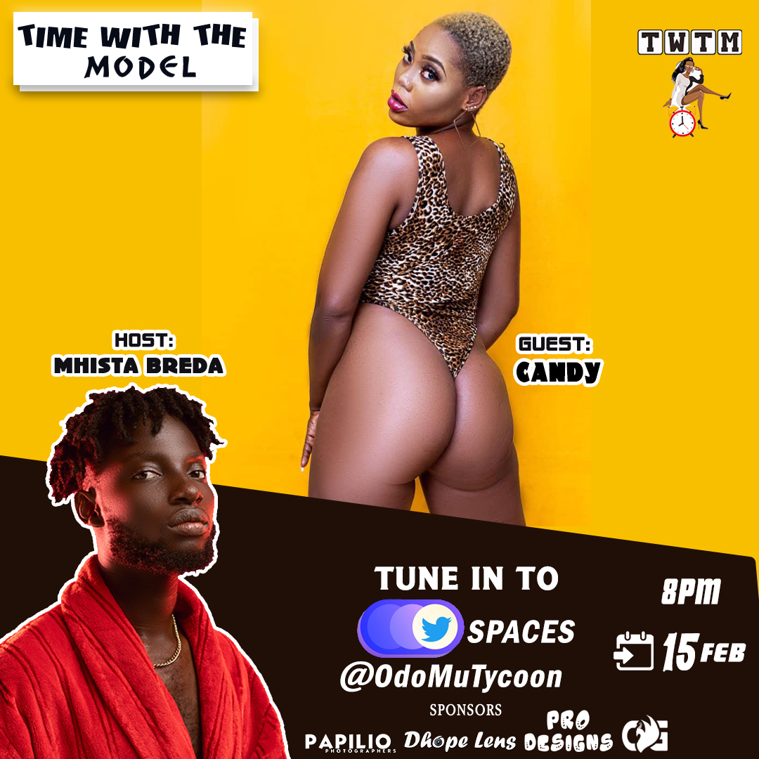 MhistaBreda's tweet photo. Hosting @real_candylove on #TimeWithTheModel this 15th exactly 8pm #TWTM https://t.co/NU5EXyC4Co