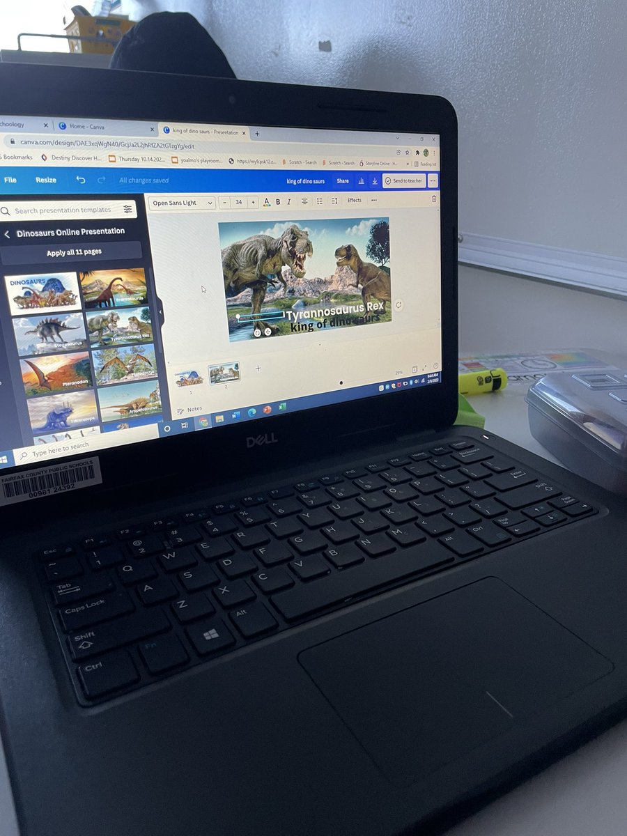 We tried <a href="/canva/">Canva</a> for the first time today! The students chose between creating a poster or a presentation for their research topics. They figured out how to animate texts and much more without support! Can’t wait to continue using this tool to support student learning!