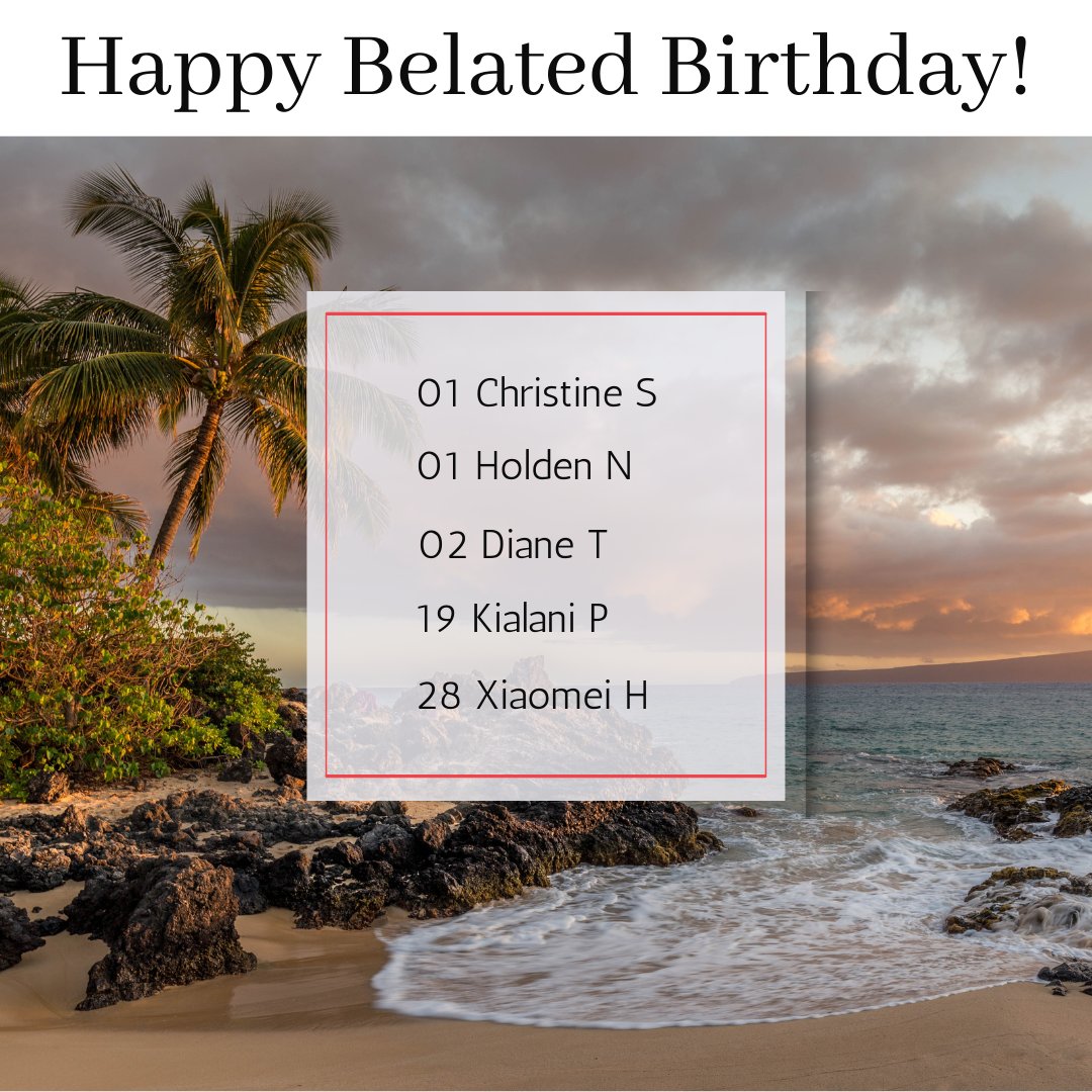 Wishing a belated happy birthday to our employees with January birthdays 🎂🎉
