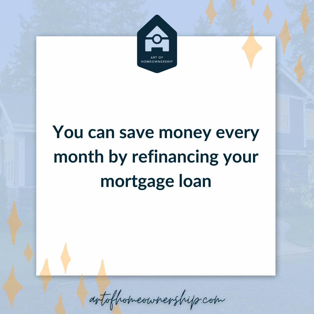 ryangrantlender's tweet image. Start this year by putting more money back into your pockets by refinancing today! 💸

Refinancing to a lower mortgage rate can save you money in the long run by decreasing the amount of interest owed on your mortgage loan. 

#refinancing #lowerinterest