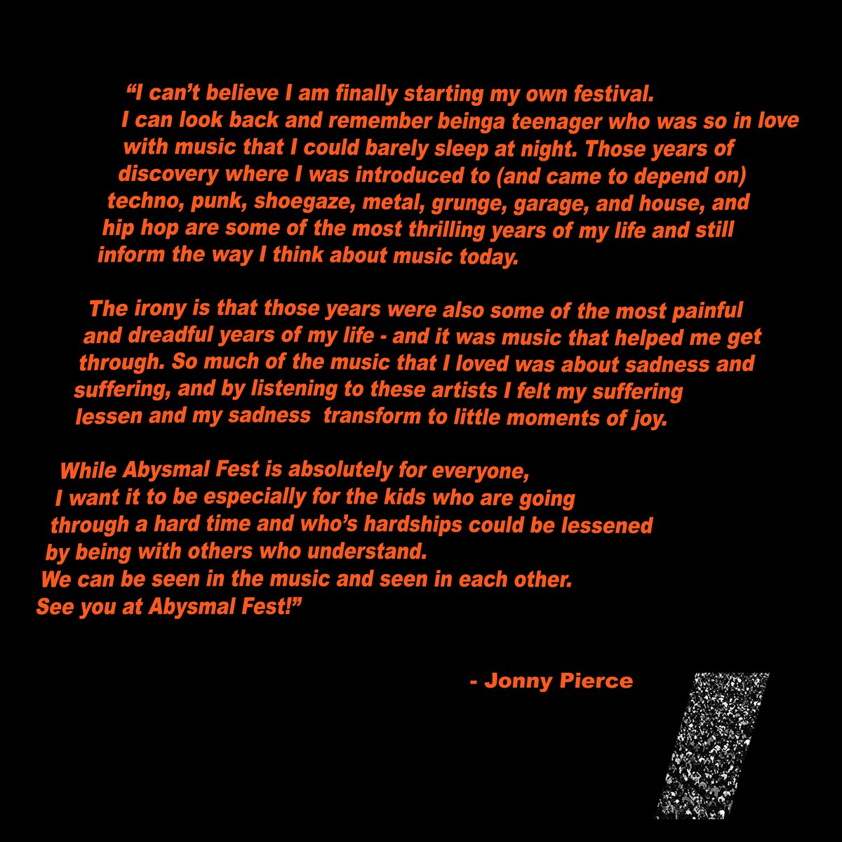 The Drums Present: Abysmal Fest | Shrine LA Outdoors | July 9, 2022

Tix on sale 2.11 at 10am PT