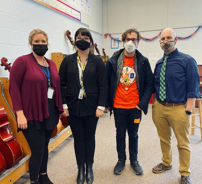 Ramsey Orchestra (@ramseyorch) on Twitter photo So this happened! Louisville Orchestra conductor Teddy Abrams paid a visit in our band and orchestra classes!! We started a partnership project on the students Creating their Own Performance! More to come in the next month! We loved having Mrs. Laduke with us! <a href="/RamseyMS_JCPS/">Ramsey Middle School</a> So this happened! Louisville Orchestra conductor Teddy Abrams paid a visit in our band and orchestra classes!! We started a partnership project on the students Creating their Own Performance! More to come in the next month! We loved having Mrs. Laduke with us! <a href="/RamseyMS_JCPS/">Ramsey Middle School</a>