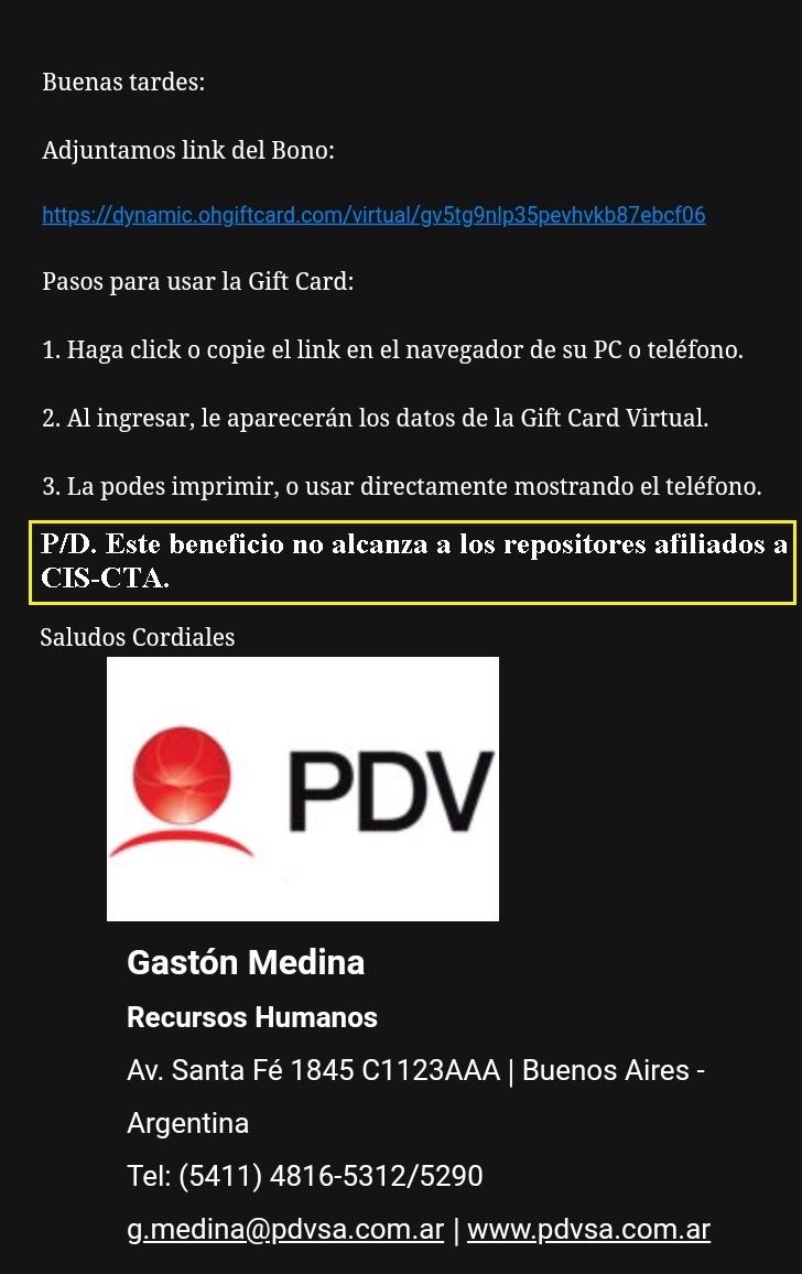 #PDV Discrimina.