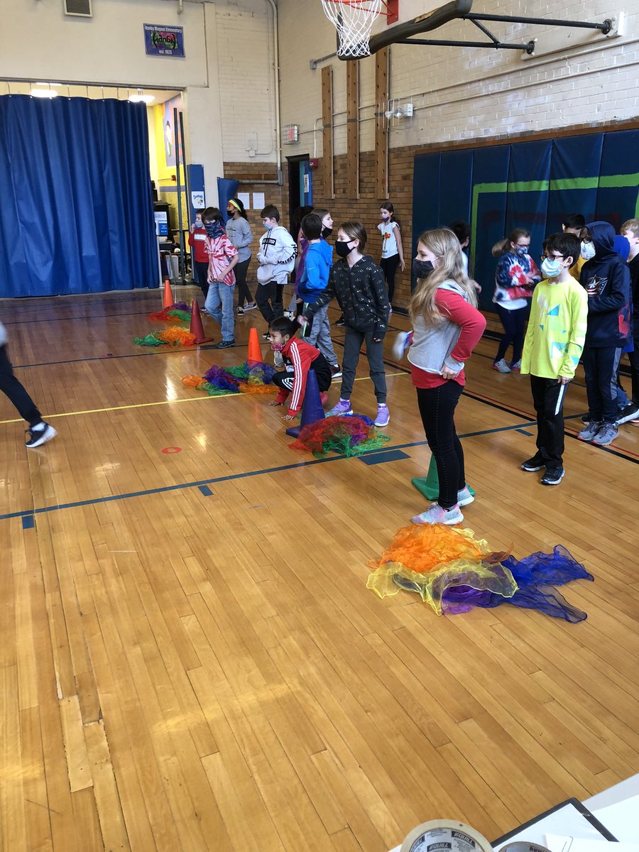 Students got the chance to participate in an Olympic torch relay <a href="/WCSOH/">Westerville Schools</a>