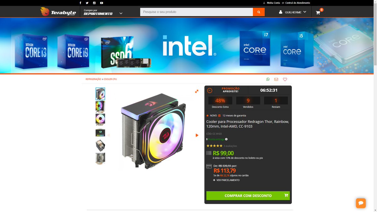 AIR  COOLER  REDRAGON  THOR  RAINBOW

R$  99

https://t.co/UFxwaI8QPV https://t.co/C5HJsvUWy5