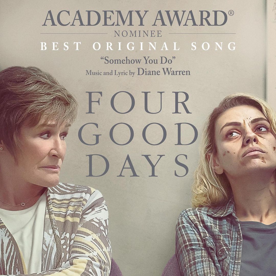 indm's tweet image. Congrats to @FourGoodDays &amp;amp; @Diane_Warren on the Oscar nom for Best Original Song! Four Good Days is written, directed and produced by Rodrigo Garcia and produced by Jon Avnet, Jake Avnet &amp;amp; Sage Scroope. 
@reba @TheAcademy #milakunis #glennclose