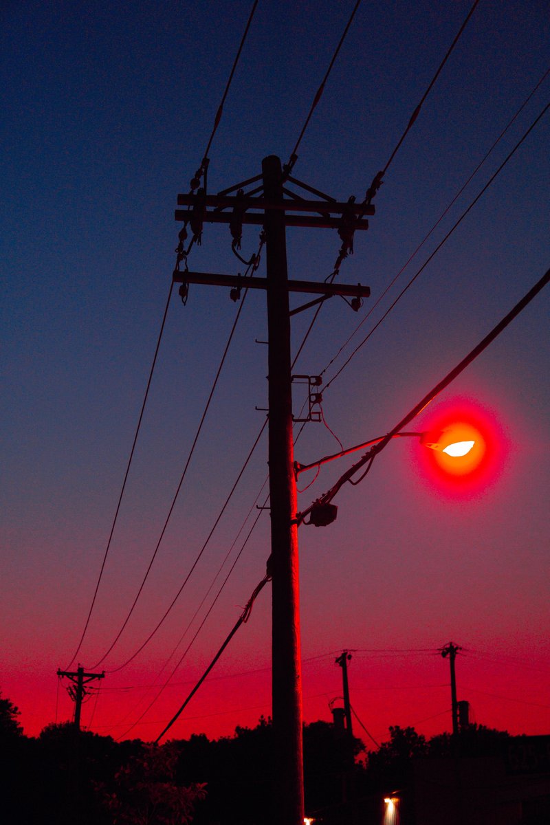 moments after sundown