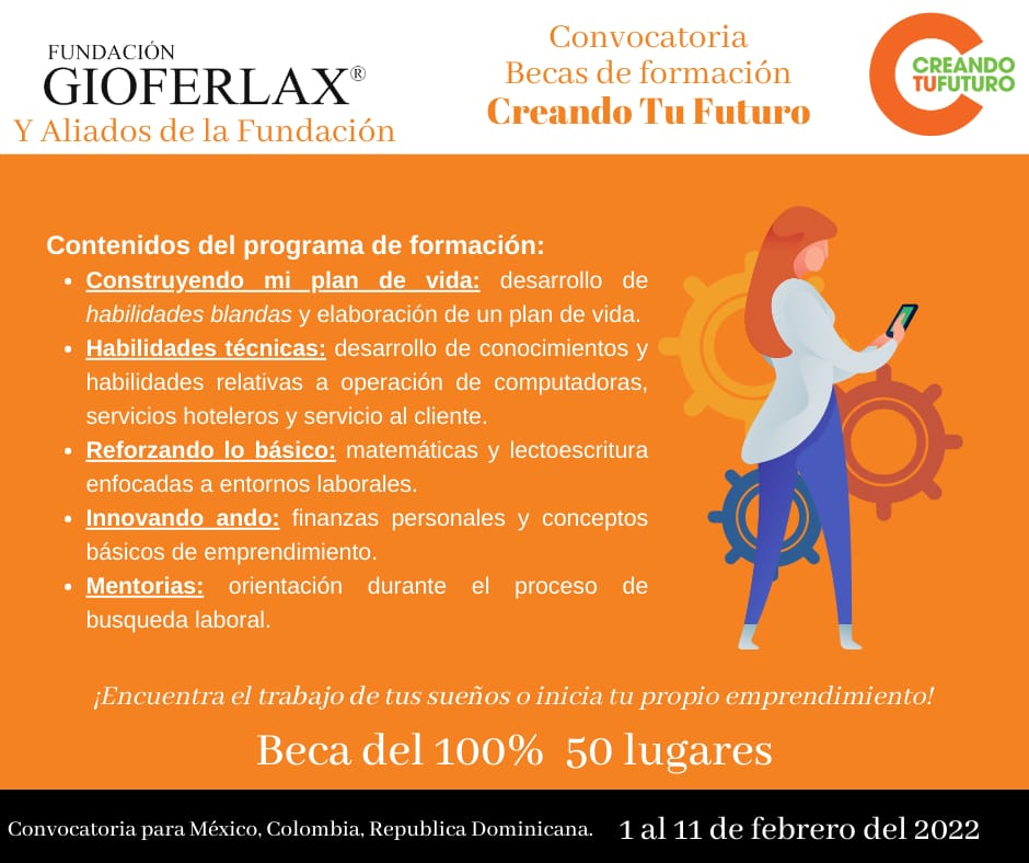 colmexso's tweet photo. COLMEXSO con la colaboración de GIOFERLAX te invita a formar parte de esta convocatoria de "Becas de formación"🤓🤓

Si estás interesad@ no dudes en preguntar estamos para atender cualquier duda o comentario.🤔🧐

"Por el bien de un futuro mejor"🌎✨

#colmexso #gioferlax #becas https://t.co/xflifYoz1H