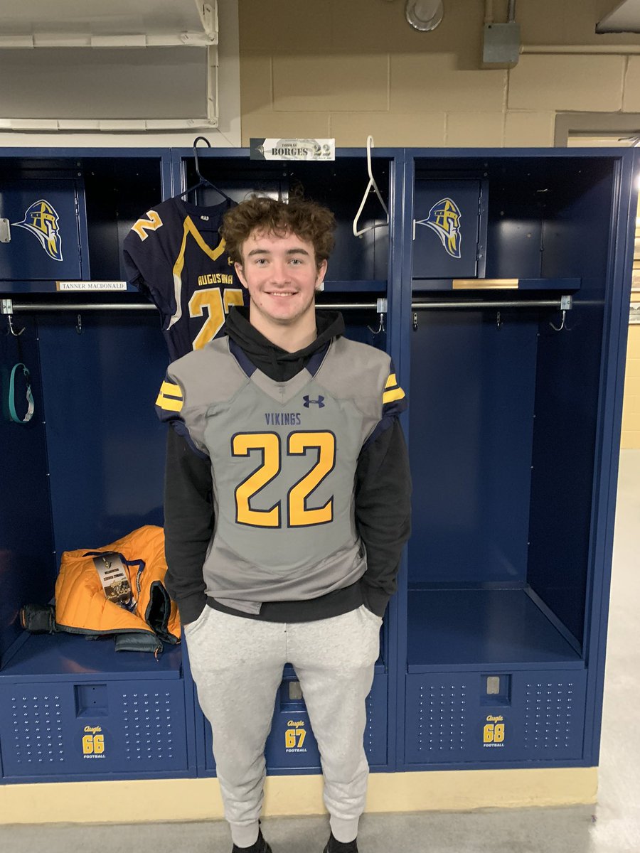 I am excited to announce that I will be continuing my athletic and academic career at Augustana College. Thank you <a href="/Coachragone/">David Ragone</a> and <a href="/Coach19Bell/">Stephen Bell</a> for the opportunity! Thank you to all my coaches @WCHSFootball201!