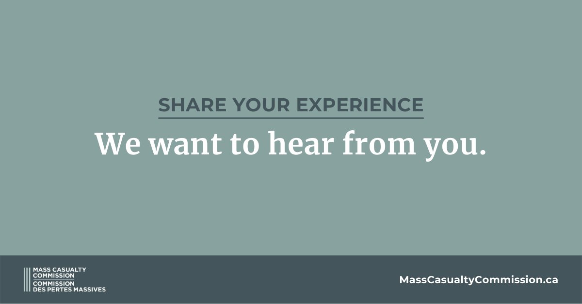 NSMassCasualty's tweet photo. In November, we conducted an online survey asking people how they would like to share their experience. We did this to ensure everyone has the opportunity to share their experience in a setting and format they are most comfortable with. https://t.co/JiEn1tj6yT