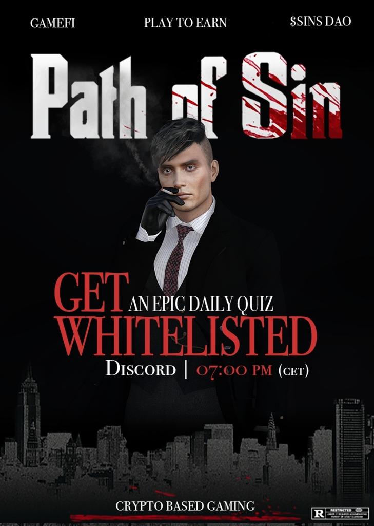 BlockchainSins's tweet photo. @cryptogamesnow "Everybody's a gangster, until a gangster walks in the room." 

So i'm going to make you an offer you can't refuse. You snooze, you lose. https://t.co/E1GDwRXTOD 

#PathofSin #dao #gamefi #p2e #whitelist https://t.co/fstlo66DRg
