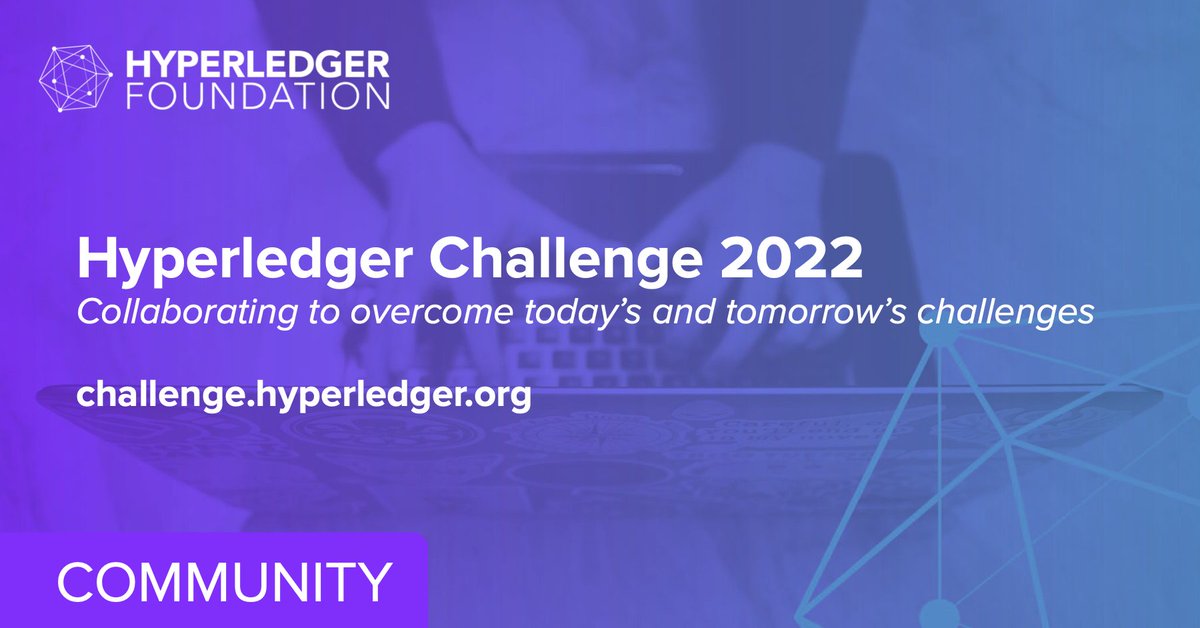 lfdecentralized's tweet photo. Have you heard about the #hyperledgerchallenge2022 yet? Reach out to the Hyperledger Challenge Ambassadors to learn more about the Hyperledger Challenge. Submissions due March 1st.

Video credits to: Madhav Biju @ https://t.co/Dm1UoTEF4u

https://t.co/R4TNsE1kgJ https://t.co/9P1aNRtNhK