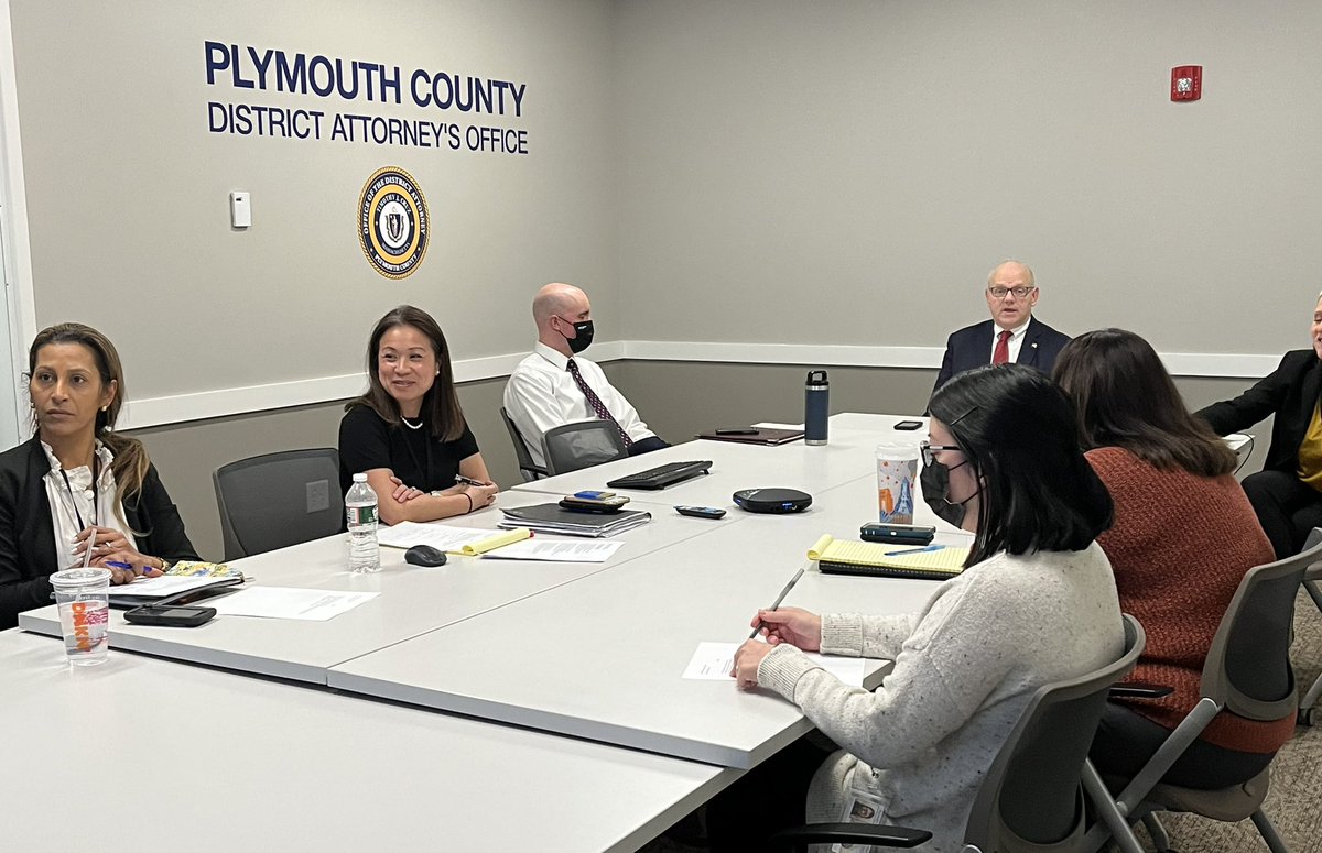 PlymouthCtyDAO's tweet photo. Hybrid meeting of our Diversity and Inclusion Committee today. We continue with our mission to embrace diversity, promote engagement and foster an inclusive environment here at PCDAO, where all are welcomed, valued and respected. https://t.co/CZhlBIbPlV