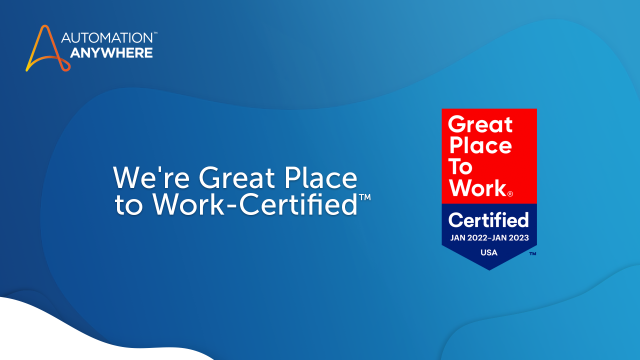 KevinComerNY's tweet photo. Looking for a great place to work? Look no further. @AutomationAnywh is the place to be, and we're hiring! Join us and help define the #futureofwork. https://t.co/uEkFVykUaa