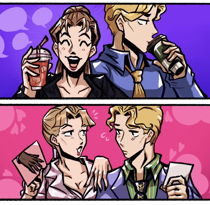 That one time I drew a whole comic around Aya and Kira being friends, just cause of this image https://t.co/iJtt91u3o4 