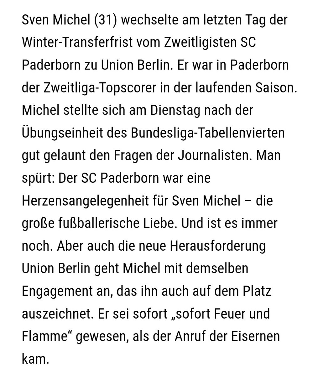 paderfangirl's tweet photo. Schön zu lesen. (Quelle: MOZ) #SCP07 #Michel https://t.co/C0V2hz5jJb