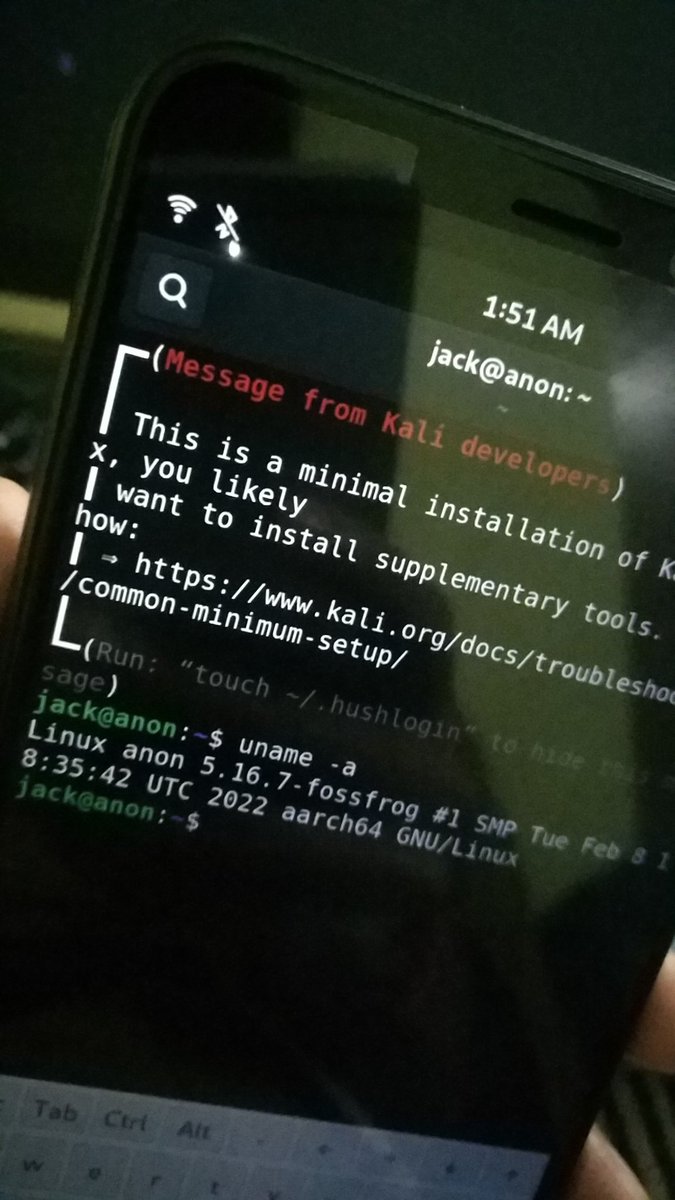 Shubhamvis98's tweet image. #fossfrog #PinePhone #KaliLinux
Wifi is up and running now after patching rtl8723cs driver.