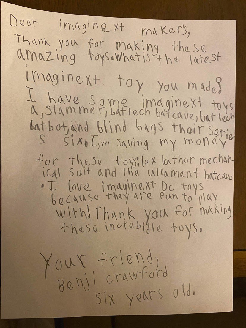 I think we have a future writer in the family. ❤️