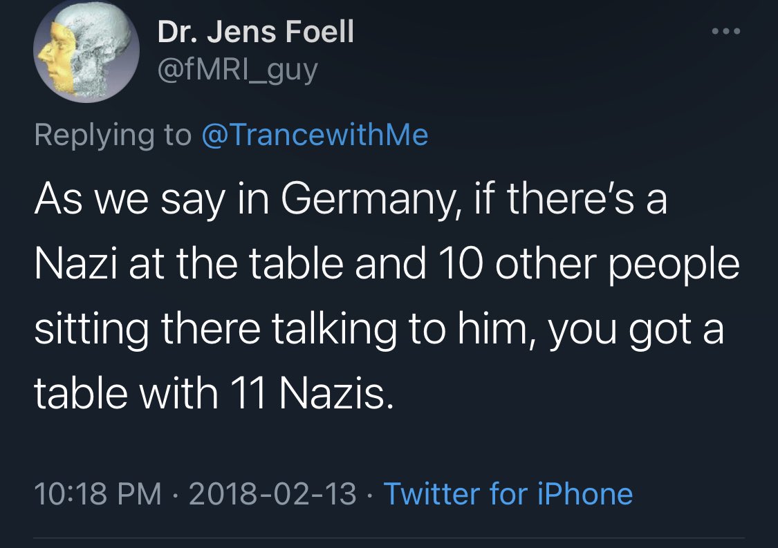 TrollAdopt's tweet photo. @Aroucho @shurmanator @DFisman There’s no denying that there are some #protesters with the #Convoy who don’t identify with #whitesupremacy. But here is some food for thought, #muffin…
Maybe start #denouncing the actual #nazis in your midst? https://t.co/2UsuZsgaed
