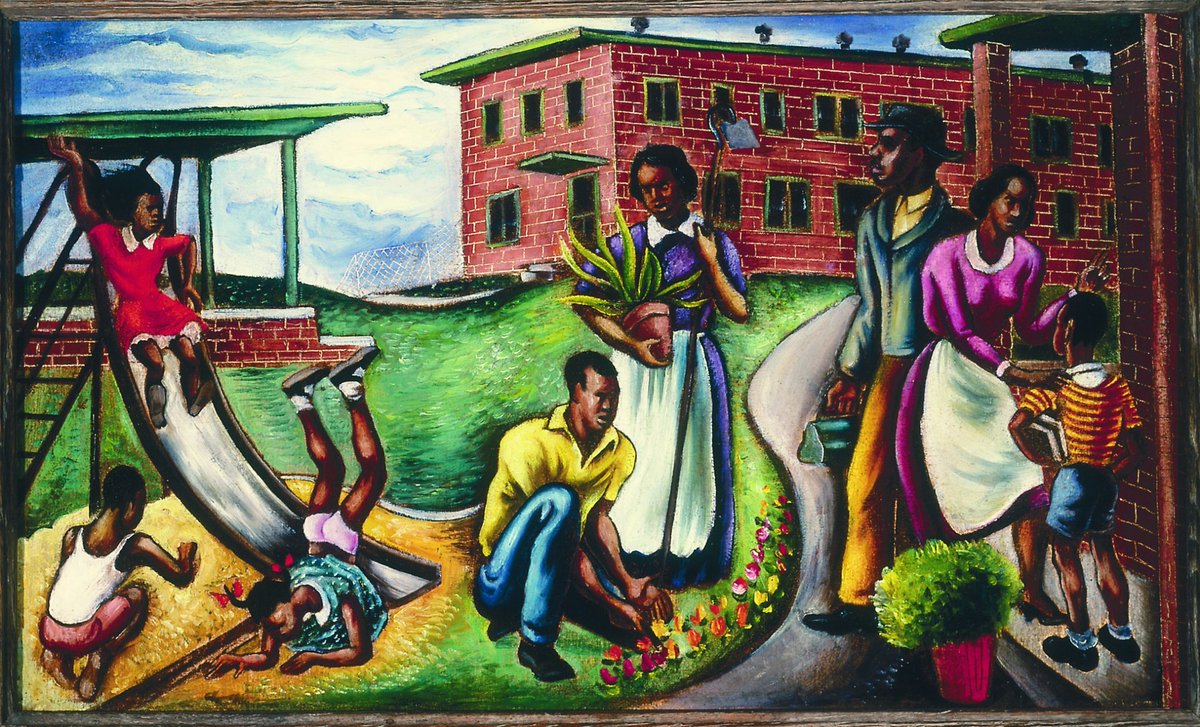 HighMuseumofArt's tweet photo. 🔎Let’s take a close look at two works by #HaleWoodruff from the High Museum’s permanent collection. #BlackHistoryMonth https://t.co/KwwbAdKi1K