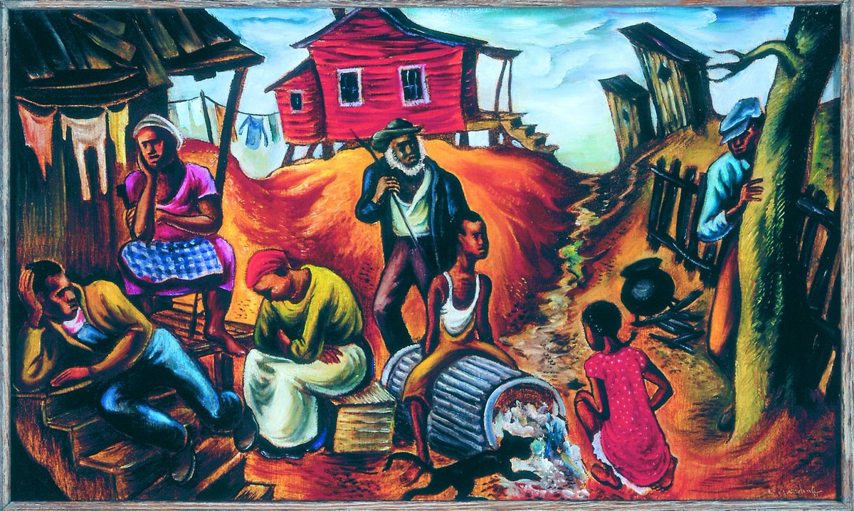 HighMuseumofArt's tweet photo. 🔎Let’s take a close look at two works by #HaleWoodruff from the High Museum’s permanent collection. #BlackHistoryMonth https://t.co/KwwbAdKi1K