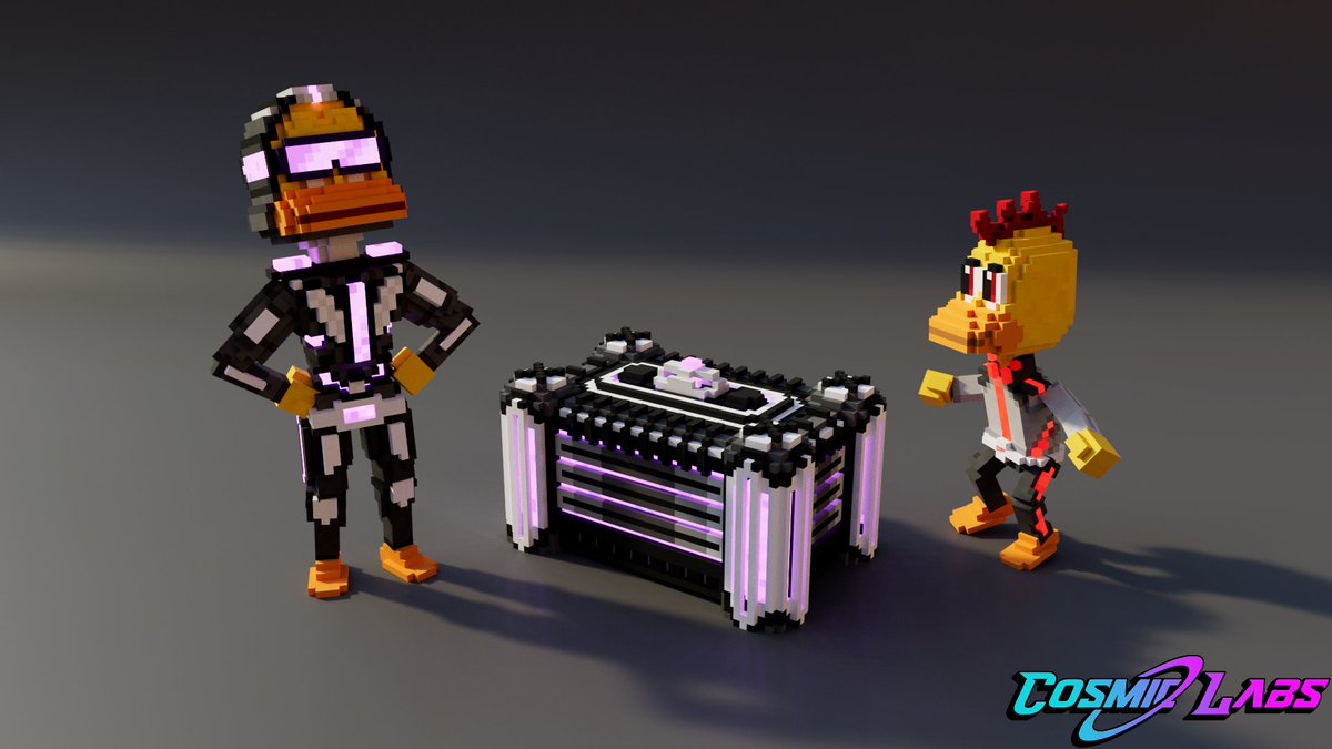 Zwimol123451's tweet photo. Talking about @CosmicLabsNFT look at this, some lootboxes coming to the Sandbox:
#cosmiclabs #ducks #sandbox #Metaverse https://t.co/LjqtrvA0Tv