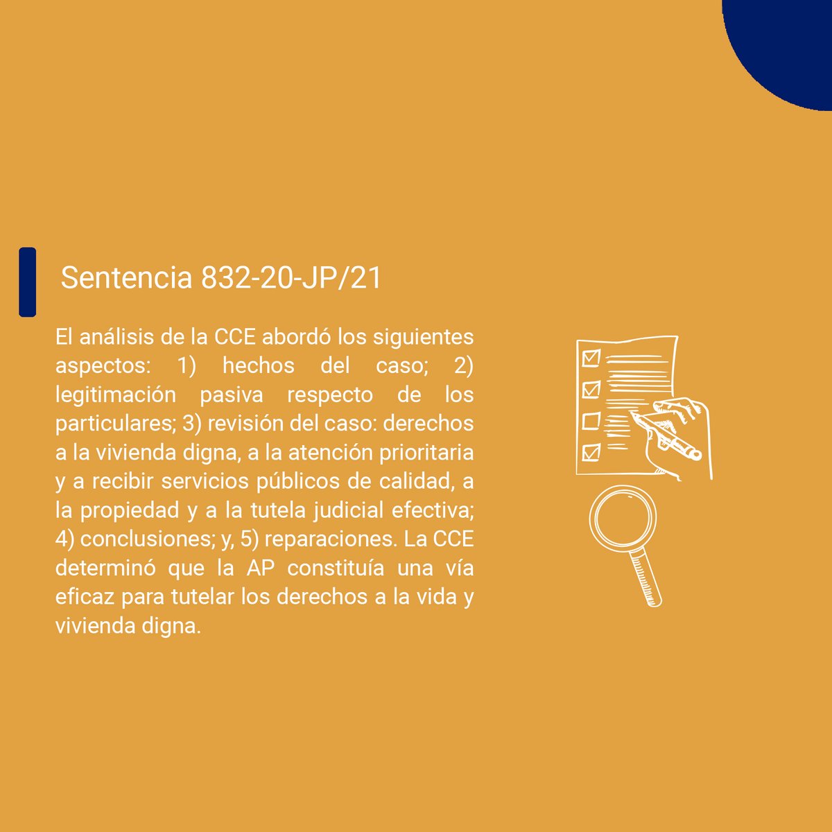 CorteConstEcu's tweet photo. #NovedadesJurisprudenciales | AP contra particulares y estándares para la celebración de escrituras en las que intervienen personas adultas mayores.

📄Ver sentencia➡️https://t.co/8hy9xlBb1g https://t.co/15AF9XE9Wj