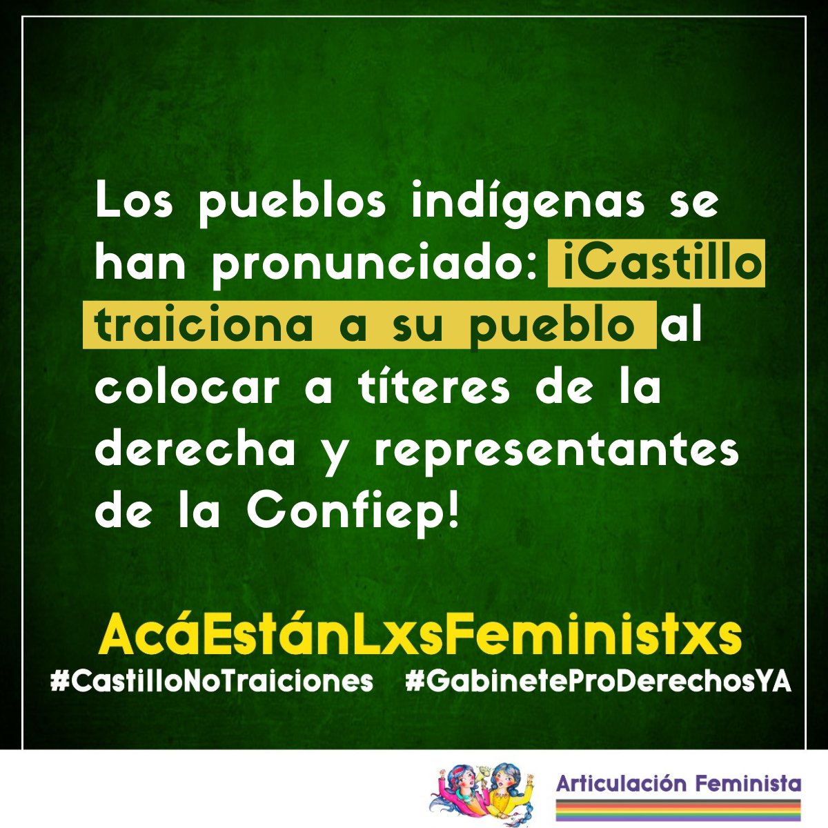 cecivelando's tweet image. #CastilloNoTraiciones #GabineteProDerechosYa