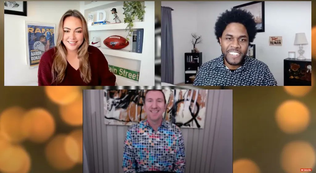 DerrickTKinney's tweet photo. What a GREAT time on Main Street Living at @yurview with @daniellealvari and @qualitycomedyking 🙌

We talked about save more money and making that money stretch!
My fun shirt that @qualitycomedyking complimented is by @robertgrahamnyc 🙌 

#savemoremoney #makemoremoney https://t.co/y9nJRQPjNR