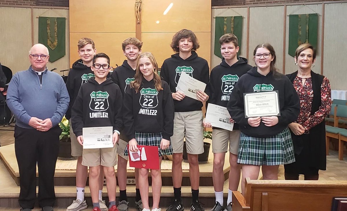 StPatsAngels's tweet photo. Congratulations to our high school scholarship recipients! Missing one from Duchesne: Helen S. #skuttcatholic #creightonprep #duchesne #mountmichael #stpatsangelsfly https://t.co/XpP3gTNHrW