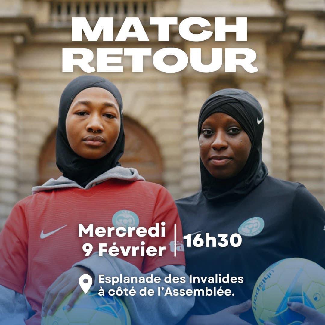 Il faut absolument lire ça.
La préfecture vient d’interdire le rassemblement des « Hijabeuses »contre l’interdiction du port de voile dans le sport.

L’argumentaire évoque pêle-mêle : les élections, le sort des femmes en Iran/Afghanistan, l’islam politique, Zone Interdite, etc.👇🏽