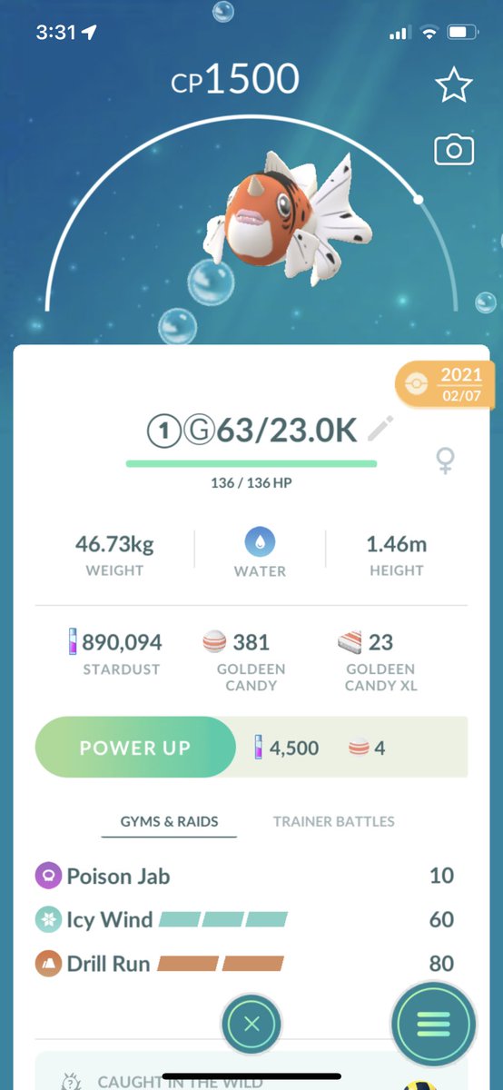 ProfessorPKmon's tweet photo. Just triple legacy moved my #seaking for #LoveCup Goodbye ETMs 😂 let’s hope I can hit veteran and it is worth it https://t.co/Jwb1VycUuK