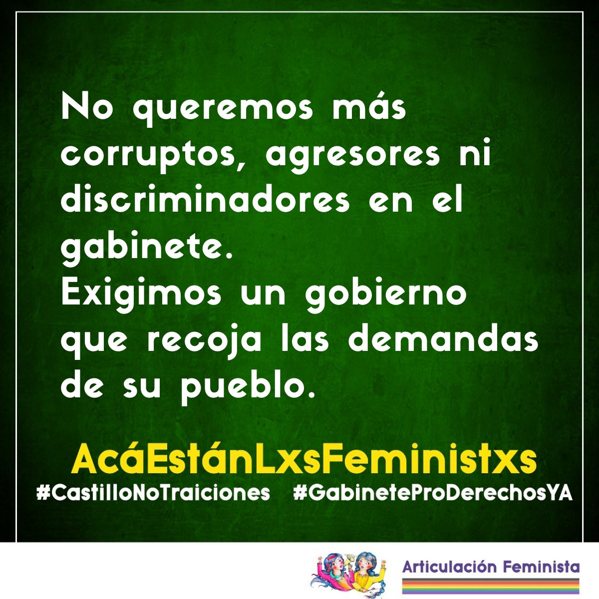 cecivelando's tweet image. #CastilloNoTraiciones #GabineteProDerechosYa