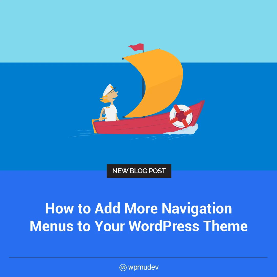 wpmudev's tweet photo. Want more #NavigationMenus but don't want to mess up the code?
Check out our blog to know more - https://t.co/gB3seoj1Ha
#WordPress #WordPressDevelopment #themes https://t.co/iKIa3Y3ERK