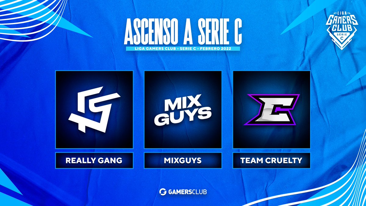GamersClubCSes's tweet photo. Felicitaciones a los equipos de habla hispana que lograron ascender a la próxima SERIE C desde la Etapa Aberta 🔝
🇦🇷@ReallyGang
🇦🇷#MixGuys
🇦🇷@eTeamCruelty https://t.co/fRXVCZRJ5m