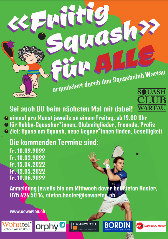 Squash Club Wartau (@scwartau) on Twitter photo 