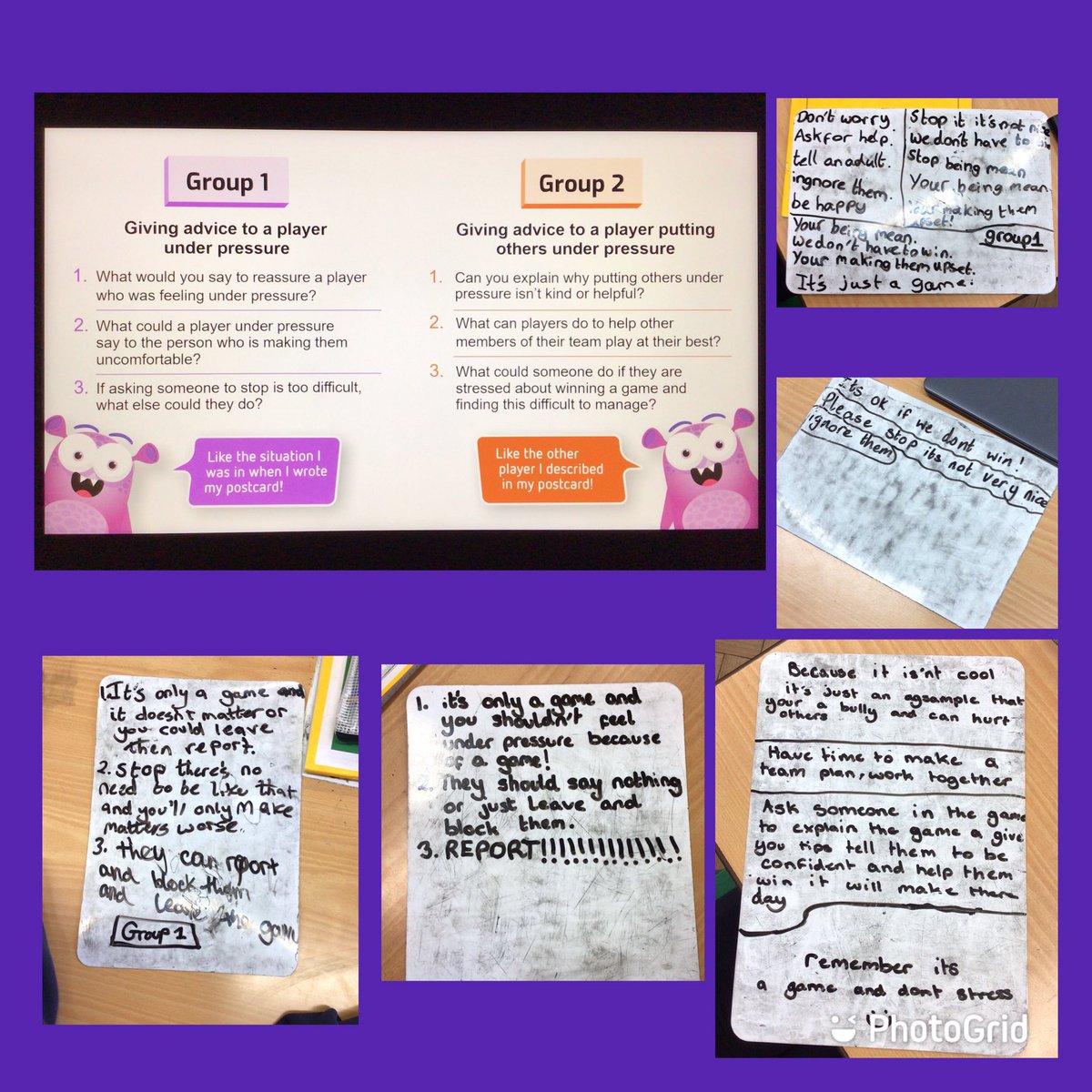 BryncethinPS's tweet photo. Class 10 are fully aware how to stay safe online when playing their favourite online games 👌👍📱#SaferInternetDay #gamingexperts https://t.co/qhvHdzZZHf