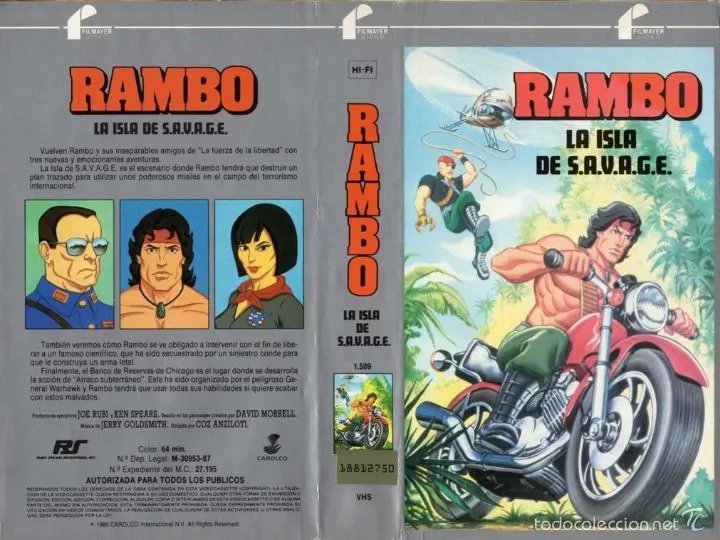 Os recuperamos la serie de animacion de "Rambo" en castellano!! En este caso "La Isla S.A.V.A.G.E", donde Ricardo Solans volvia a poner voz al personaje de Stallone. Muy G.I. Joe en general, lo cual es bueno!! youtube.com/watch?v=HJILut…