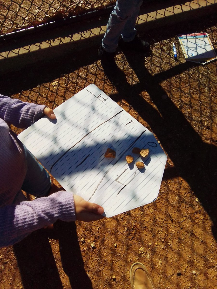 PParrRey's tweet photo. The day is beautiful; PLACE VALUE activity outside! https://t.co/ebcTNyzHmn